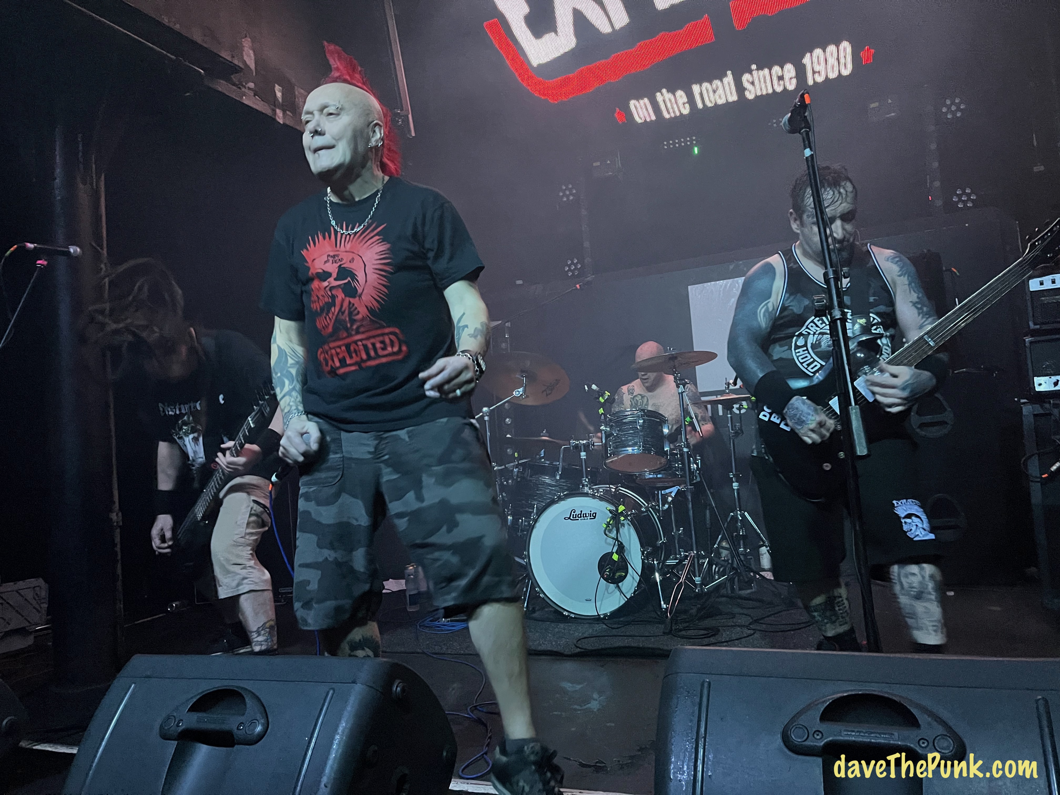 The Exploited - The Arch, Brighton - 24 March 2023
