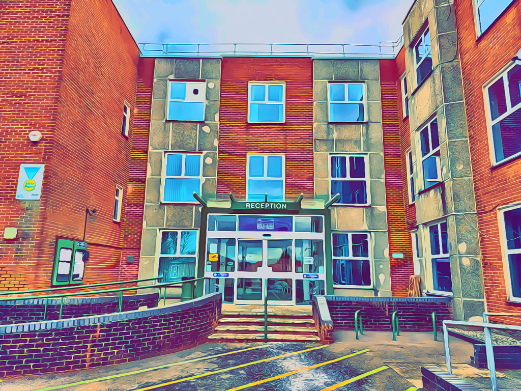 Entrance to Mid Sussex District Council offices